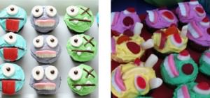 Cupcakes de monstruos